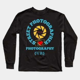 Street Photographer Love Photography Camera Gift Long Sleeve T-Shirt